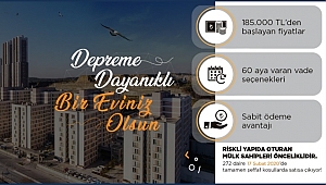 KİPTAŞ'tan riskli yapıda oturanlara 185 Bin TL'ye Depreme dayanıklı ucuz ev kampanyası!