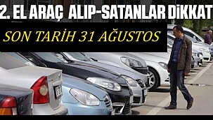 Bakan Pekcan uyardı '2.El araç alım satımı yapanlar dikkat! Son tarih 31 Ağustos'