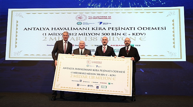 TAV-Fraport 1,8 milyar avroluk ön ödemeyi gerçekleştirdi